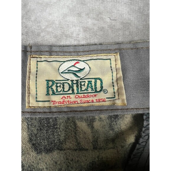 Vintage Red Head Mossy Oak Camo Asjustable Pants Hunting Outdoors Size 35-39 - Picture 4 of 8